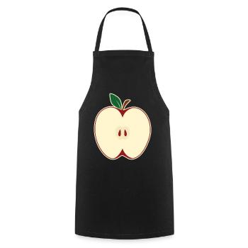 Apple Picking Slice Apple Butter Picker Apple - Cooking Apron - black - Front - AI Model Male 185 dark (185cm)