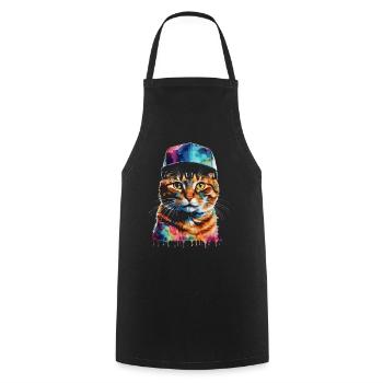 Casquette Snapback Coloré Imprimé Motif D’animal Drôle - Tablier de cuisine - noir - Devant - AI Model Male 185 dark (185cm)