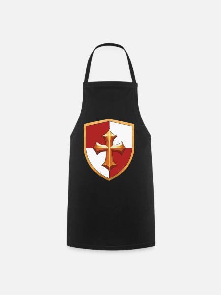 Shield Ren Faire Ritterturnier - Kochschürze - Schwarz