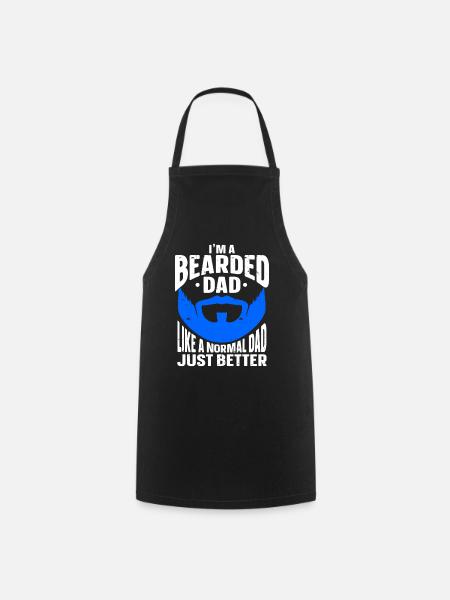 Beard Quote Bearded Men - Kochschürze - Schwarz