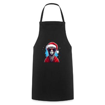 Chapeau de Noël Camel Noël - Tablier de cuisine - noir - Devant - AI Model Male 185 dark (185cm)