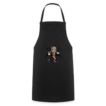 Funny Halloween Party Spooky Haunting Season - Cooking Apron - black - Front - AI Model Male 185 dark (185cm)