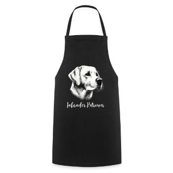 Labrador Retriever Dog Dog Owner Family Dog - Cooking Apron - black - Front - AI Model Male 185 dark (185cm)