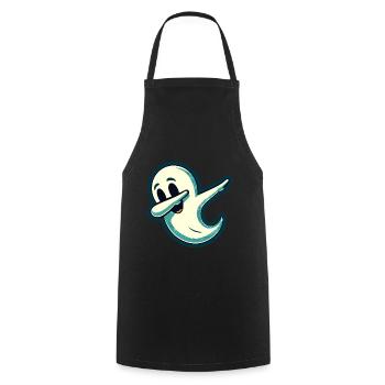 Funny Halloween Party Spooky Haunting - Cooking Apron - black - Front - AI Model Male 185 dark (185cm)