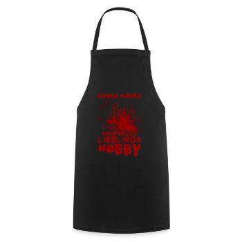 Rasen mähen - Meine neues Lieblingshobby Halloween - Kochschürze - Schwarz - Vorne - AI Model Male 185 dark (185cm)