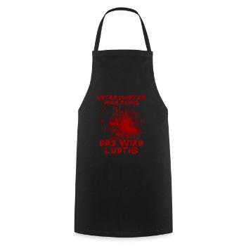 N’ayez pas peur de me sous-estimer, ça va être amusant Halloween - Tablier de cuisine - noir - Devant - AI Model Male 185 dark (185cm)