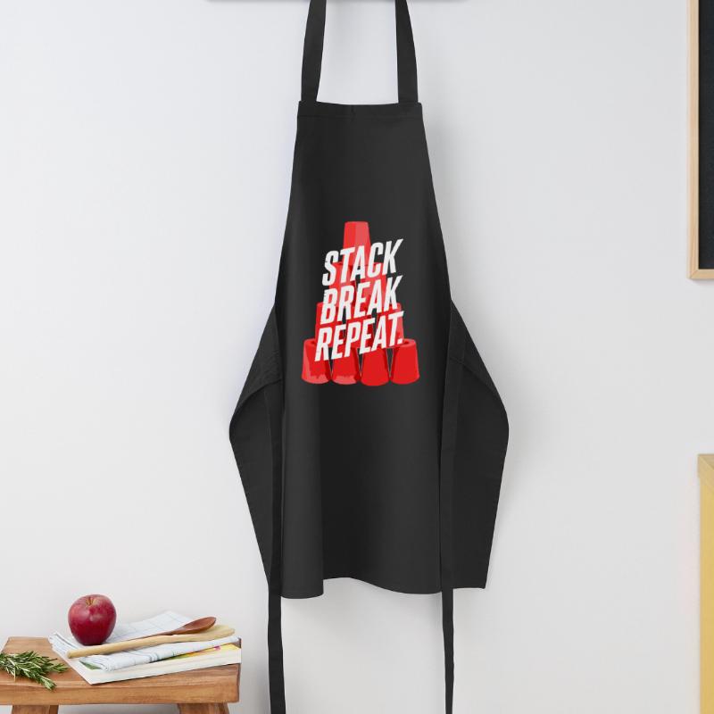Stack Break Repeat Stacking Cups Speed Stacker Cooking Apron