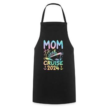 Mom Cruise 2024 - Cooking Apron - black - Front - AI Model Male 185 dark (185cm)