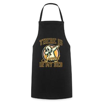 Halloween Costume Funny Ghosts Saying - Cooking Apron - black - Front - AI Model Male 185 dark (185cm)