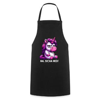 Na Sicha Ned - Cooking Apron - black - Front - AI Model Male 185 dark (185cm)