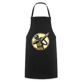 Dabbing Zombie Funny Dabbing Design Halloween - Cooking Apron - black - Front - AI Model Male 185 dark (185cm)