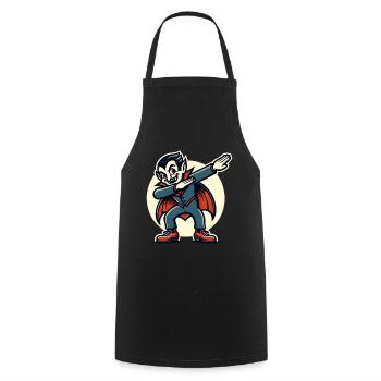 Dabbing vampire Drôle Dabbing Design - Tablier de cuisine - noir - Devant - AI Model Male 185 dark (185cm)