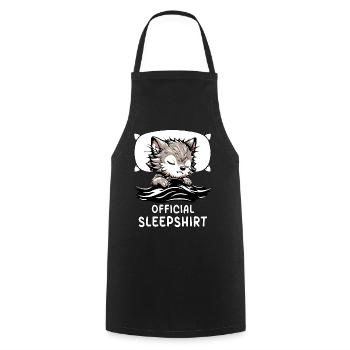 Werewolf Official Sleep - Kochschürze - Schwarz - Vorne - AI Model Male 185 dark (185cm)