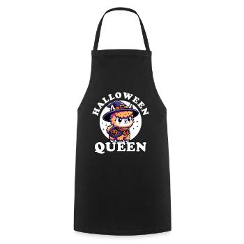 Halloween Queen - Cooking Apron - black - Front - AI Model Male 185 dark (185cm)