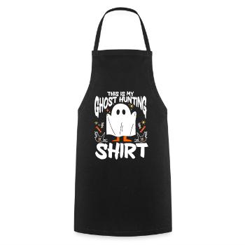 This Is My Ghost Hunting Shirt Paranormal Hunter - Kochschürze - Schwarz - Vorne - AI Model Male 185 dark (185cm)