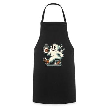 Kaffeeliebhaber Barista Geist Lustiger Kaffee - Kochschürze - Schwarz - Vorne - AI Model Male 185 dark (185cm)