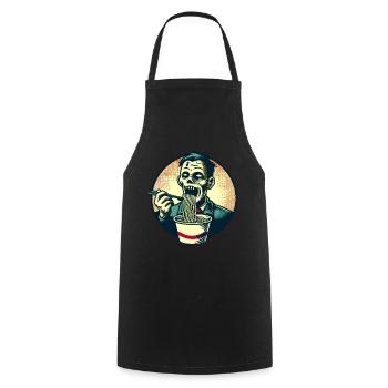 Zombie Ramen Noodles For Scary Movies Japanese - Cooking Apron - black - Front - AI Model Male 185 dark (185cm)