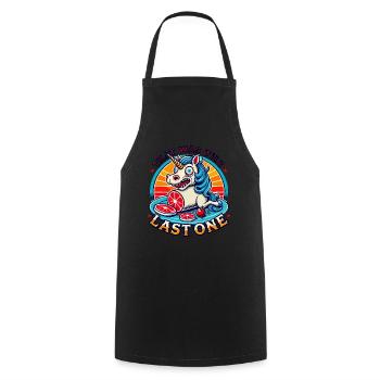 Drôle Noir Potence Humour Mignon Halloween - Tablier de cuisine - noir - Devant - AI Model Male 185 dark (185cm)
