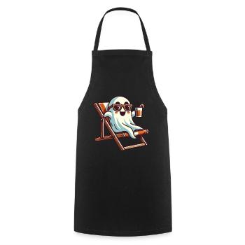 Summer Halloween Spooky Lifestyle Last - Cooking Apron - black - Front - AI Model Male 185 dark (185cm)