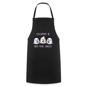 Sucette et sourires Bootiful - Tablier de cuisine - noir - Devant - AI Model Male 185 dark (185cm)