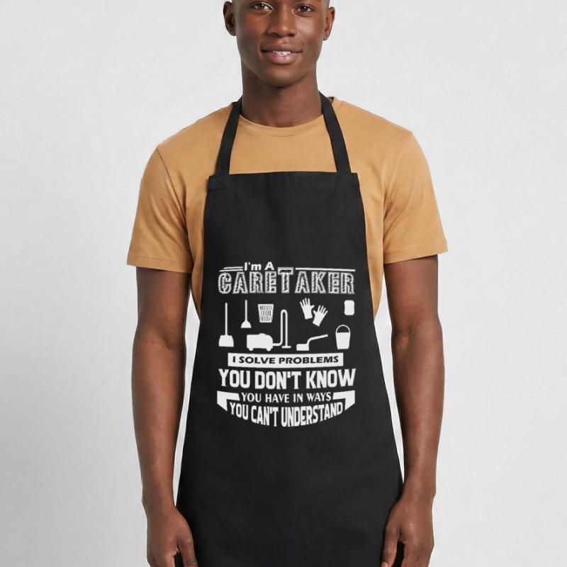 Caretaker Caretaker Solves Problems Cooking Apron