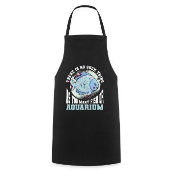 Aquarium Fish Tank Aquarist - Kochschürze - Schwarz - Vorne - AI Model Male 185 dark (185cm)