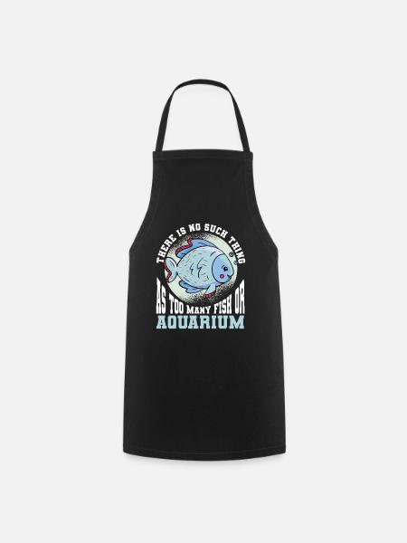 Aquarium Fish Tank Aquarist - Kochschürze - Schwarz