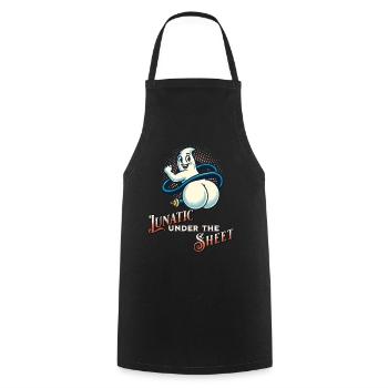 Ghost Shows Butt Drôle Dicton Design - Tablier de cuisine - noir - Devant - AI Model Male 185 dark (185cm)