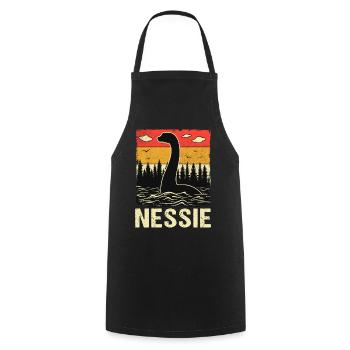 Nessie - Cooking Apron - black - Front - AI Model Male 185 dark (185cm)
