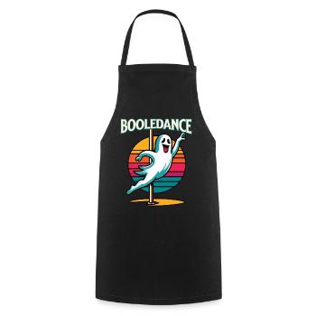 Lustiger Boole-dance Spruch Pole Dance Halloween - Kochschürze - Schwarz - Vorne - AI Model Male 185 dark (185cm)
