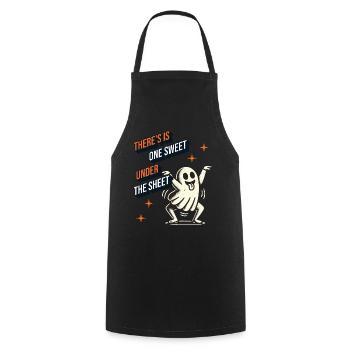 Lustiger Gespenster Spruch Retro Kostüm - Kochschürze - Schwarz - Vorne - AI Model Male 185 dark (185cm)