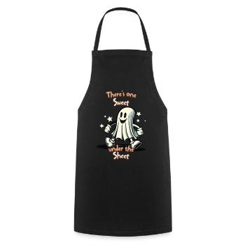 Lustiger Gespenster Spruch Retro Kostüm - Kochschürze - Schwarz - Vorne - AI Model Male 185 dark (185cm)