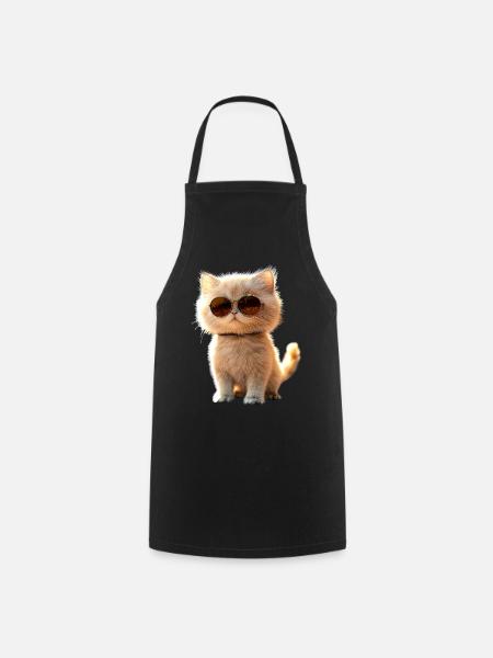 Perserkatze Perser Katze Persian Cat Süße Katzen - Kochschürze - Schwarz