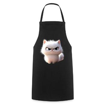 Persian Cat Persian Cat Persian Cat Cute Cats - Cooking Apron - black - Front - AI Model Male 185 dark (185cm)