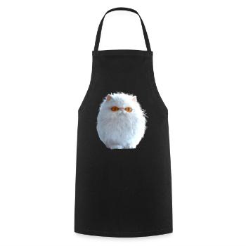 Persian Cat Persian Cat Persian Cat Cute Cats - Cooking Apron - black - Front - AI Model Male 185 dark (185cm)