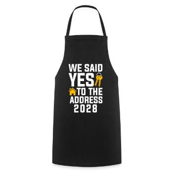 Nous avons dit à l’adresse 2028 - Tablier de cuisine - noir - Devant - AI Model Male 185 dark (185cm)