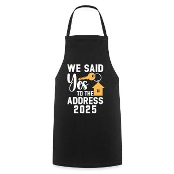 Nous avons dit à l’adresse 2025 - Tablier de cuisine - noir - Devant - AI Model Male 185 dark (185cm)