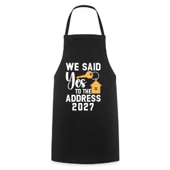 Nous avons dit à l’adresse 2027 - Tablier de cuisine - noir - Devant - AI Model Male 185 dark (185cm)