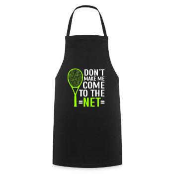Joueur de tennis - Tablier de cuisine - noir - Devant - AI Model Male 185 dark (185cm)