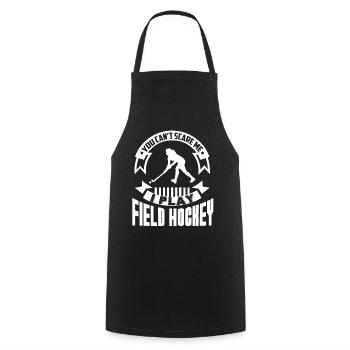 Field Hockey I Play Field Hockey - Cooking Apron - black - Front - AI Model Male 185 dark (185cm)