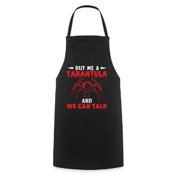 Buy Me a Tarantula and We Can Talk - Cooking Apron - black - Front - AI Model Male 185 dark (185cm)