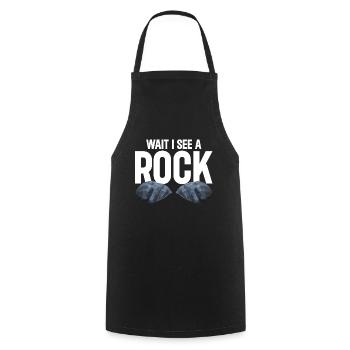 Rock Collector Geology Geologist - Kochschürze - Schwarz - Vorne - AI Model Male 185 dark (185cm)