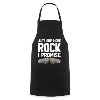 Rock Collector Geology Geologist - Kochschürze - Schwarz - Vorne - AI Model Male 185 dark (185cm)
