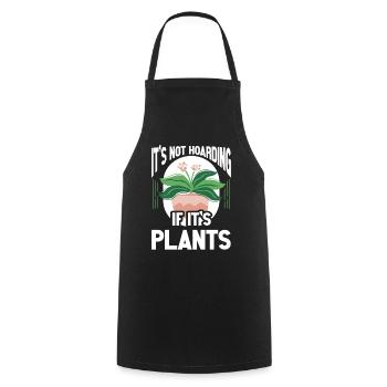 Plants Gardening Gardener - Cooking Apron - black - Front - AI Model Male 185 dark (185cm)