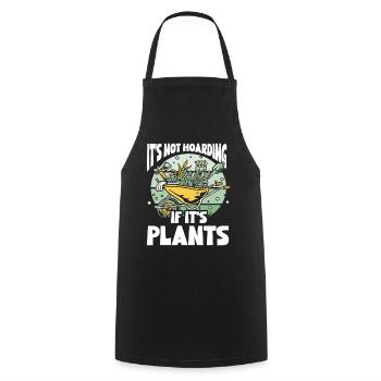 Plants Gardening Gardener - Cooking Apron - black - Front - AI Model Male 185 dark (185cm)