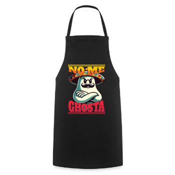 Fantôme Mexicain No Me Ghosta - Tablier de cuisine - noir - Devant - AI Model Male 185 dark (185cm)