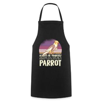 Always be yourself, unless you can - Cooking Apron - black - Front - AI Model Male 185 dark (185cm)