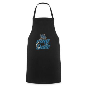 Ring Dude Ring Bearer Wedding Wedding Wedding Ring - Cooking Apron - black - Front - AI Model Male 185 dark (185cm)