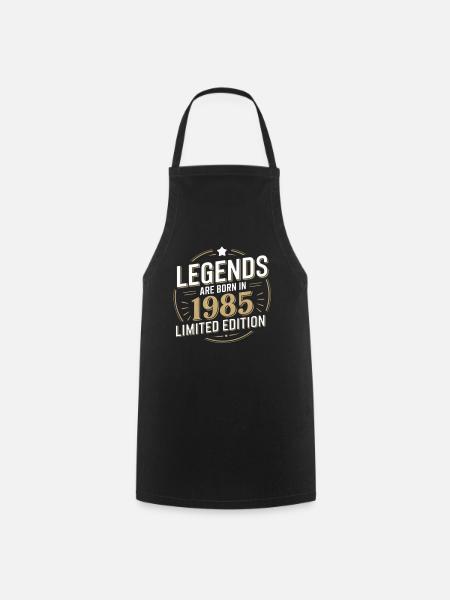 Legends Are Born In 1985 Limited Edition - Kochschürze - Schwarz