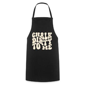 Boulderer Chalk Dirty To Me Bouldering - Tablier de cuisine - noir - Devant - AI Model Male 185 dark (185cm)